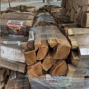 Bois de chauffage en bois dur, faible teneur en fumée, bois scié séché au four pour poêles intérieurs et extérieurs et feux de camp. - Product Image 1