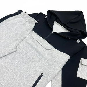 Conjunto Deportivo Personalizado para Hombre, Invierno, Ligero, Estampado, Sudadera con Capucha y Pantalones Deportivos de Algodón y Felpa, BY BS 2026 - Product Image 4