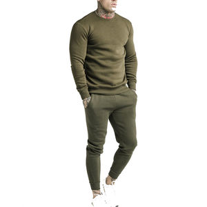 Chándales de manga larga para hombre con estampado de logotipo personalizado de alta calidad Color sólido Recién llegado Suministro directo de fábrica - Product Image 3