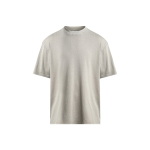 T-shirt tendance à épaules tombantes pour homme, coupe ample en coton, style streetwear décontracté, idéal pour l'été, design personnalisé, fabrication OEM, marque privée, livraison rapide - Product Image 5