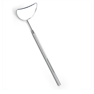 อุปกรณ์ต่อขนตากระจกรูปไข่ทำจากสแตนเลสหลายสีอุปกรณ์แต่งหน้าเพื่อความงามกระจกแบบพกพา - Product Image 1