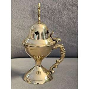 Église brûleur d'encens Jérusalem église approvisionnement en laiton encensoir et parfums Releaser vente chaude brûleur d'encens à des prix compétitifs - Product Image 5