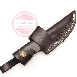 Custom Leather Sheath For Fixed Blade Knives Cleaver Knife Case - Product Image 6