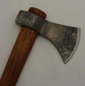 High Quality Industrial Viking Battle <b>Axe</b> Handmade Forged Outdoor <b>Camping</b> Rosewood Engraved High Carbon Steel Blade Wood Handle - Product Image 3