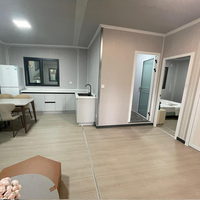Maison préfabriquée en conteneur mobile pliable extensible de luxe à 2 chambres, 40 pieds sur 20 pieds, à vendre