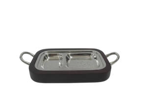 Bandeja decorativa multifuncional para servir Pasta Pizza Bandeja de madera con asas Catering Bandeja de madera decorativa usada - Product Image 6