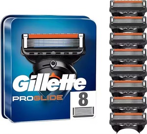 Gillette ProGlide Men Razor Blade Recargas, 8 unidades, con 5 cuchillas antifricción para un afeitado cerrado de larga duración - Product Image 2