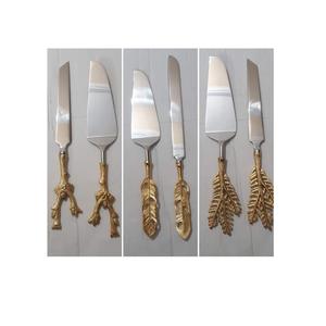 ชุดมีดตัดเค้กรูปม้าทะเลชุด2ชิ้นพร้อมกระจกขัดเงาสำหรับโรงแรมในราคาถูก - Product Image 5