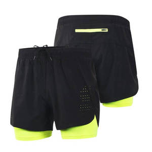 Pantalones cortos de gimnasia de algodón 100% al por mayor patrón sólido ropa de fitness cintura media estilo casual venta en línea en Pakistán - Product Image 3