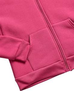 Wholesale Custom Kids Pullover Hoodie Plain Soft Fleece Pink Sweatshirt Girls Kangaroo Pocket Hooded <b>Jumper</b> Kids <b>Zip</b> Tracksuits - Product Image 2