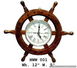 Fait de forme ronde en bois décoration murale horloge qualité supérieure couleur marron décoration de maison et d'hôtel horloge murale à vendre - Product Image 4