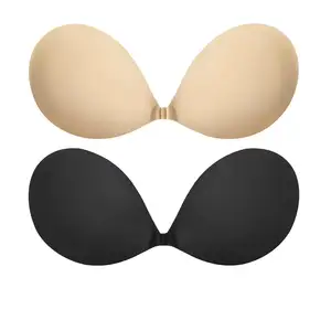 Chất lượng silicon Pad áo ngực của phụ nữ strapless dính áo ngực với lỗ thoáng khí sử dụng hàng ngày vô hình Lift-Up Phong Cách