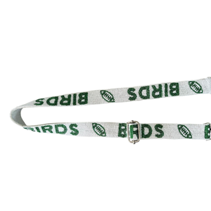 Sangle de sac à main élégante et stylée, verte et blanche, avec perles, de belle qualité, accessoire de fête, prête à l'exportation, ceinture à perles durable pour les jours de match - Product Image 1