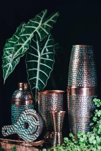 Juego de Herramientas de Bar de Cócteles de Cobre con Diseño Martillado Moderno para Fiestas, Bares Caseros, Clubes, Exhibición Decorativa y Ocasiones de Regalo - Product Image 2