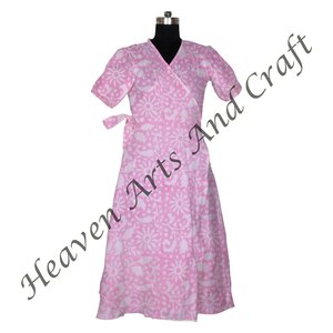 ชุดคาฟตันคอตตอนสไตล์อินเดียสำหรับผู้หญิงชุดคลุมยาวพิมพ์ลายดอกไม้ชุดใส่ชายหาดสไตล์โบฮีเมียนชุดมุสลิมสำหรับงานปาร์ตี้ - Product Image 2