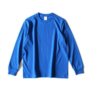 เสื้อยืดแขนยาวสำหรับผู้ชายเสื้อยืดสีทึบทึบแขนยาวแบบสั่งตัดใหม่ออกแบบได้ตามที่ต้องการ - Product Image 5