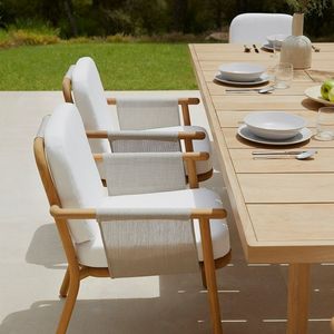 Mesa de Comedor Rectangular de Madera para Exteriores, Muebles de Jardín para Restaurante, Juego de Comedor Moderno - Product Image 3