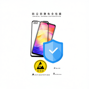 Película Protectora de Pantalla Cristal Entero Antiestática de Cobertura Total para iPhone 13 Pro Max, Anti Polvo, Resistente a Golpes y Agua - Product Image 3