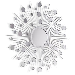 Good Selling Iron <b>Mirror</b> Art <b>Irregular</b> Circular Living Room Metal Frame Wall <b>Mirror</b> Decor Christmas Vintage Luxury Space Casual - Product Image 3