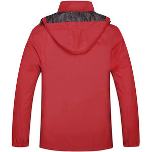 Chaqueta Impermeable de Senderismo con Capucha, Color Sólido, con Impresión de Logotipo Personalizado, Producto de Alta Tendencia - Product Image 2