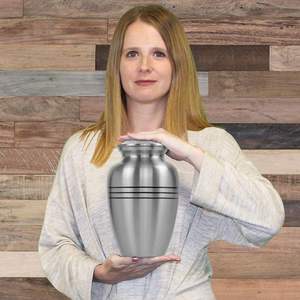 Metal Cremation Urns <b>for</b> Human <b>Ashes</b> Decorative Urns <b>for</b> Female & Male <b>for</b> <b>Ashes</b> Adult Female Funeral Urns - Product Image 4