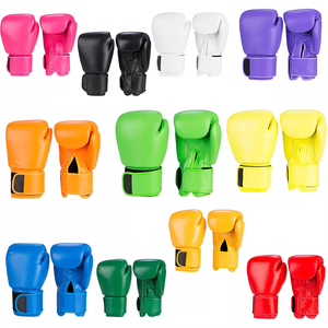 ถุงมือชกมวยหนัง PU ยืดได้สำหรับมืออาชีพอุปกรณ์ต่อสู้ปรับแต่งได้ตามต้องการ - Product Image 6