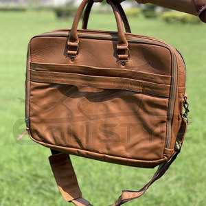 Genuine Leather Laptop Messenger <b>Bag</b> <b>Office</b> Carry Business Travel Shoulder <b>Bag</b> Versatile Brown <b>Men's</b> Messenger Satchel <b>Bags</b> - Product Image 2