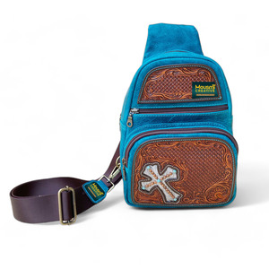 <b>Men's</b> Vintage Fashion Leather Crossbody <b>Bag</b> Side Chest Pack Low Price Fanny <b>Shoulder</b> Sling for <b>Men</b> and Ladies - Product Image 3