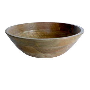 Grand bol de service en bois d'acacia au design moderne Bol à salade en bois naturel écologique pour les fêtes et les événements - Product Image 2