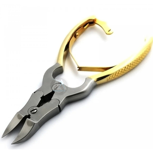 Cortaúñas en voladizo profesional, cortador de uñas de doble resorte de acción resistente para uñas gruesas, podología de pies - Product Image 2