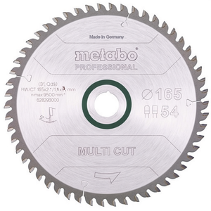 <b>Saw</b> Blade Multi Cut Professional D165x22/1.4xB20mm Z.54 FZ/TZ 5Grad Neg - Product Image 2