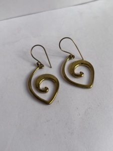 Boucles d'oreilles en forme d'arbre de style moderne Boucles d'oreilles en argent plaqué or pour cadeau d'anniversaire Aura Bijoux de guérison pour la bonne année - Product Image 3