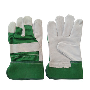 Gant canadien de travail en cuir de qualité supérieure avec jean et demi-doublure - Product Image 6