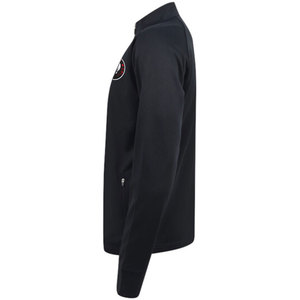 Veste coupe-vent réversible Offre Spéciale grande taille pour hommes veste entraîneurs à capuche avec logo personnalisé brodé poche noire unie - Product Image 3