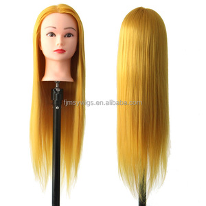 Tête de Mannequin Perruque Modèle, Tête d'Apprentissage Coiffure, Modèle de Coupe de Cheveux, Tête d'Entraînement pour Tressage et Maquillage - Product Image 2