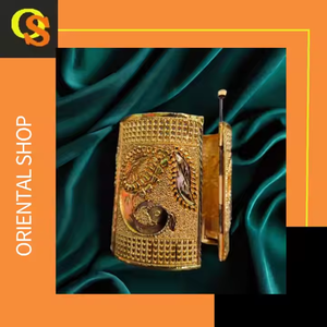 Compre un Juego de Brazaletes de Diseño de Lujo con Baño de Oro de 22K, Estilo Moderno, para Mujer, Joyería de Exportadores - Product Image 3