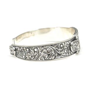 Handmade 925 Sterling Silver Engraved Fine Charm <b>Bracelet</b> - Product Image 3