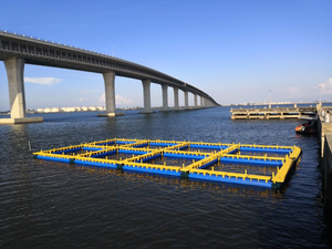 Cage à poisson flottante HDPE AQT Type Flexy 4m x 4m - 8 trous/unité pour la pisciculture - Product Image 4