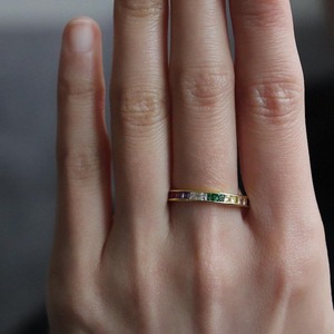 Handmade Boho Style 925 Sterling Silver Multi-Gemstone Ring Trending Wedding <b>Jewelry</b> for Women and Girls Gift - Product Image 2