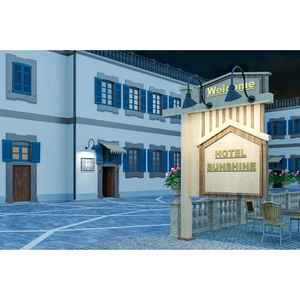 10in ซาตินสีดํามุมกลางแจ้ง GOOSENECK ป้ายโคมไฟแขนยาวผนัง Sconce บ้านไร่วินเทจโบราณสไตล์ - Product Image 2