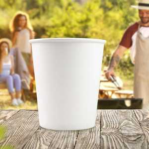 Vasos de Papel Blanco de Doble Pared 100% Biodegradables y a Prueba de Fugas, Mini Recipientes Ecológicos para Postres, Vasitos Sostenibles para Frutas y Snacks - Product Image 2