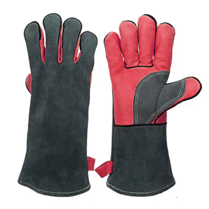 Guantes de Soldadura de Cuero, Seguros y Resistentes a Pinchazos, Resistentes al Fuego y a Altas Temperaturas, Guantes para Horno - Product Image 5