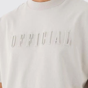 Camiseta con relieve oficial de cuello extendido de gran tamaño y conjunto corto, camiseta informal y conjunto corto, conjunto doble de nuevo diseño para hombre, conjunto de secado rápido - Product Image 3