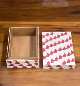 Vente en gros de boîtes à bijoux de luxe personnalisées incrustées d'os, mini petites boîtes de rangement en bois avec logo, boîtes à bijoux artisanales - Product Image 6