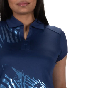 Manches courtes décontractées pour femmes tricotées pour polo pour Gym Fitness Running Sports Golf-Logo personnalisé vente sur Running Sublimation - Product Image 6