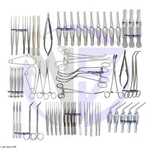 Juego de instrumentos de cirugía vascular mayor 62/Piezas de herramientas quirúrgicas de calidad superior para operaciones vasculares y torácicas - Product Image 5