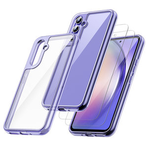 <span class=keywords><strong>Coque</strong></span> pour <span class=keywords><strong>Samsung</strong></span> Galaxy <span class=keywords><strong>A54</strong></span> <span class=keywords><strong>5G</strong></span> 6.4 pouces avec 2 packs de protection d'écran, film en verre trempé, pare-chocs antichoc - Product Image 1