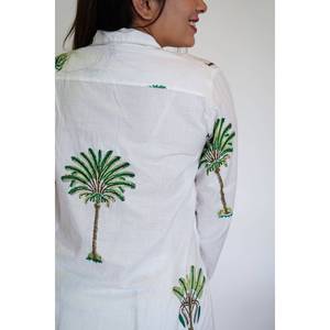 Pijamas de Algodón Orgánico para Mujer, Ropa de Dormir de Modal con Cintura Elástica, Regalo para Damas de Honor y Despedidas de Soltera, Técnica de Teñido - Product Image 4