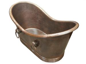 Baignoire en métal antique au design unique et accrocheur, fabriquée à la main, pour la maison, les hôtels, les restaurants, collection de luxe de qualité - Product Image 2