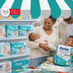 Más Vendido: PERLA, Paquete de 30 Pañales Desechables de 60x90cm, Pulpa de Celulosa, Película de PE, Tejido Liso, Absorbentes, para Bebés y Adultos, Venta al Por Mayor - Product Image 5